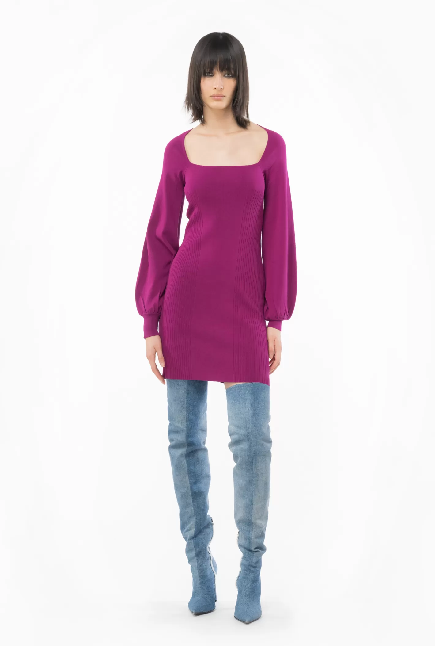 Pinko Abito aderente in maglia VIOLA BUGANVILLE Cheap