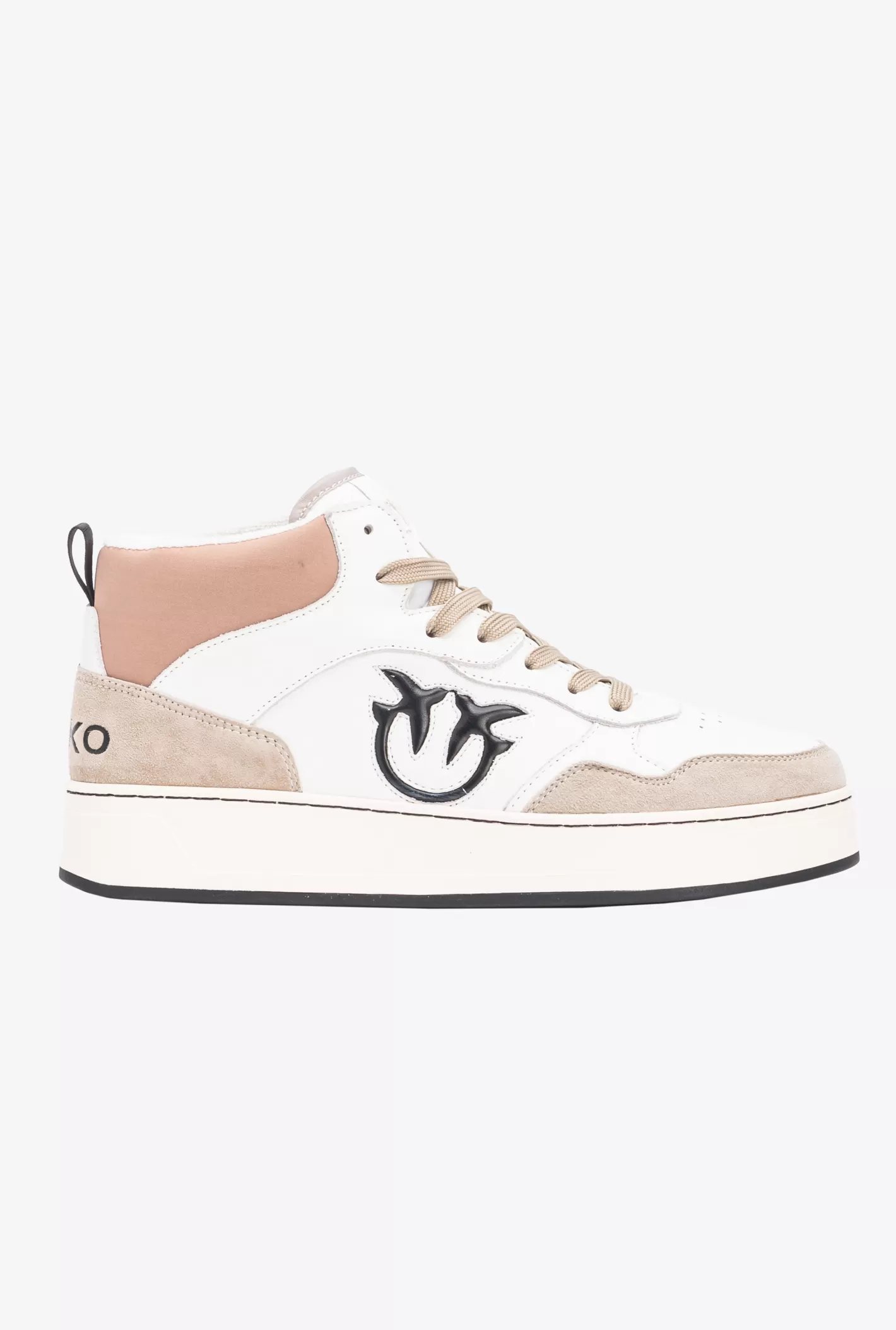 Pinko Basket sneakers alte logo OFF WHITE/BEIGE Online