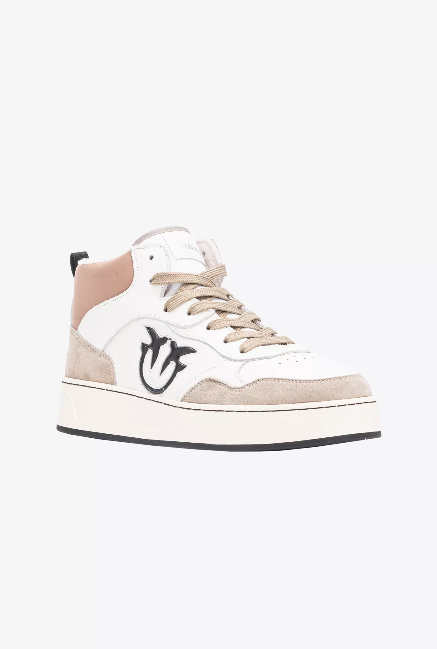 Pinko Basket sneakers alte logo OFF WHITE/BEIGE Online