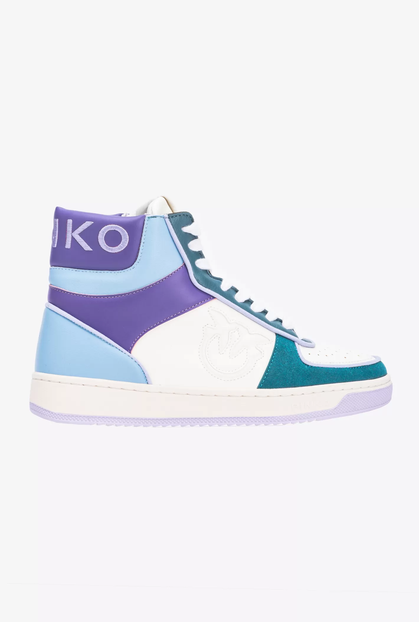 Pinko Basket Sneakers alte | ACBC MULTI.BIANCO/VERDE/VIOLA Sale