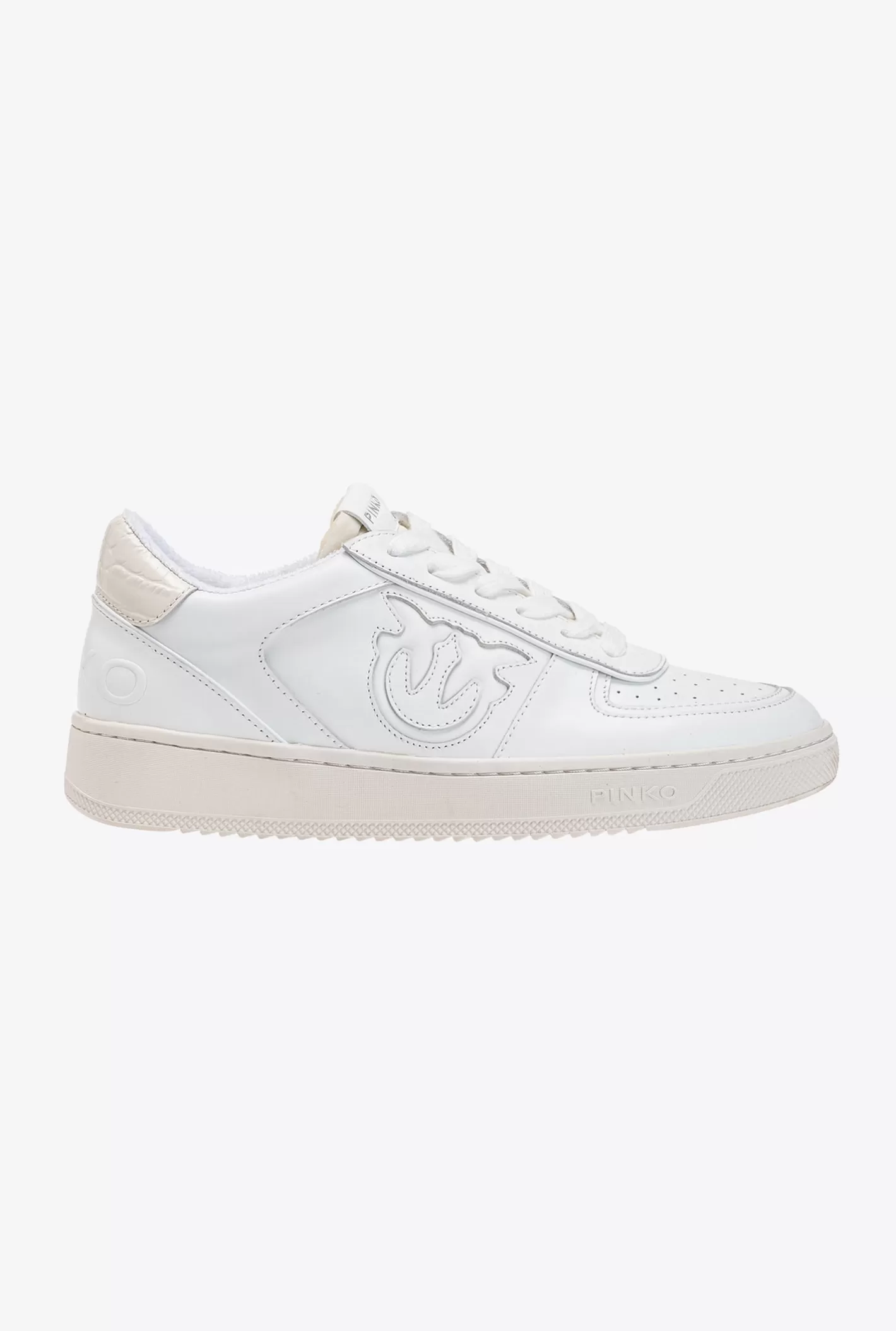 Pinko Basket sneakers con inserti BIANCO BRILL. Outlet