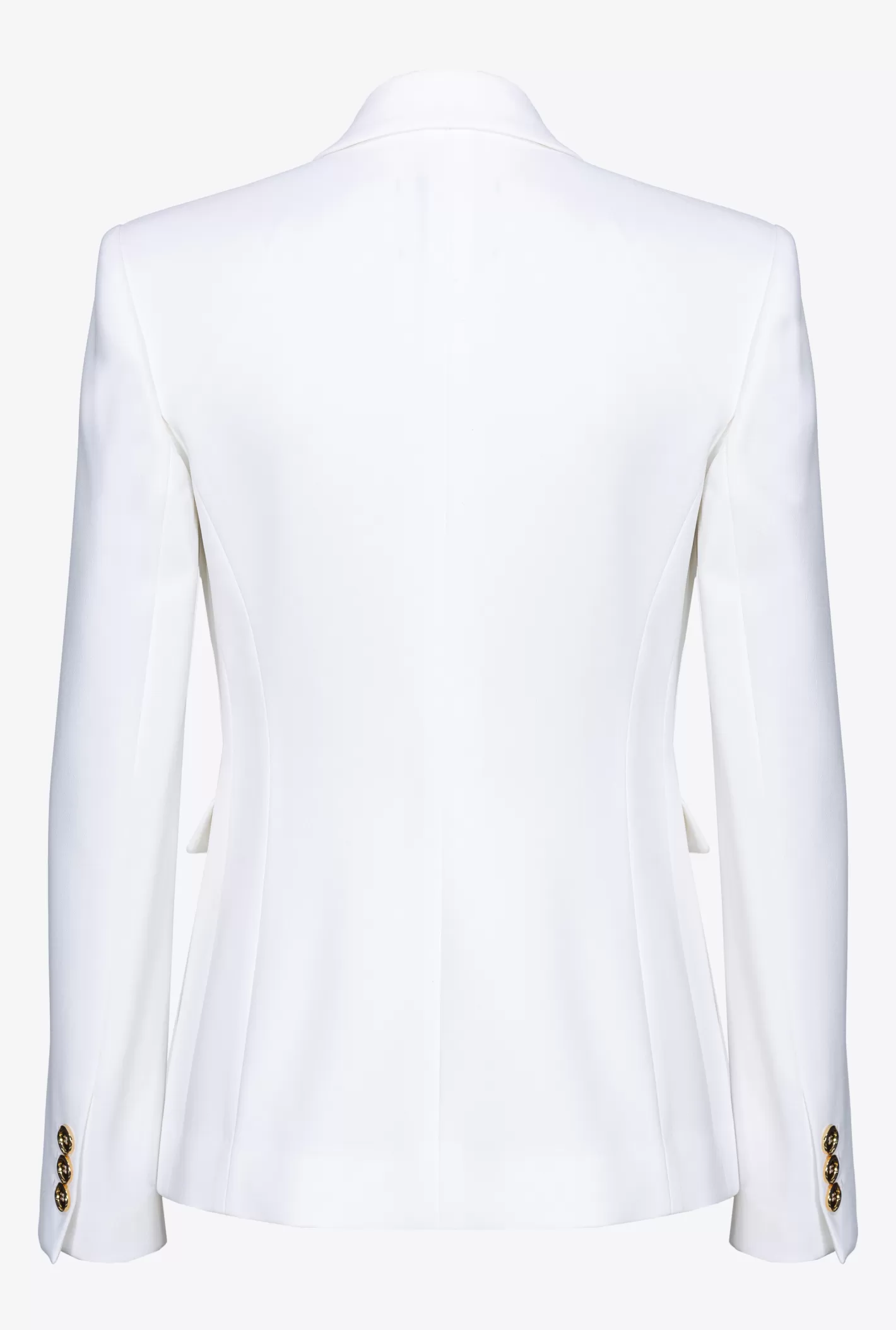 Pinko Blazer doppiopetto bottoni in metallo BIANCO NEMBO Best Sale