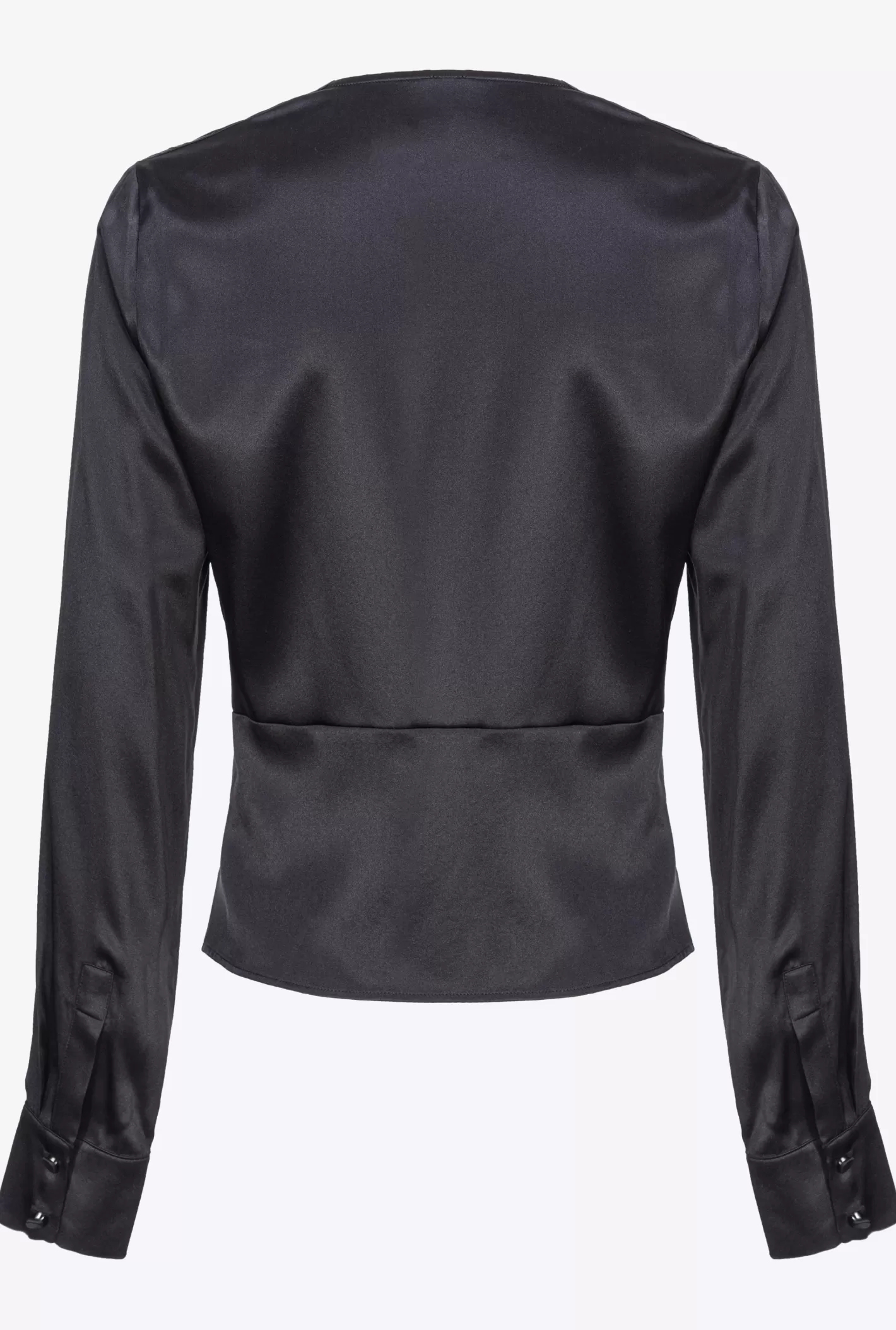 Pinko Blusa torchon in seta NERO LIMOUSINE Best