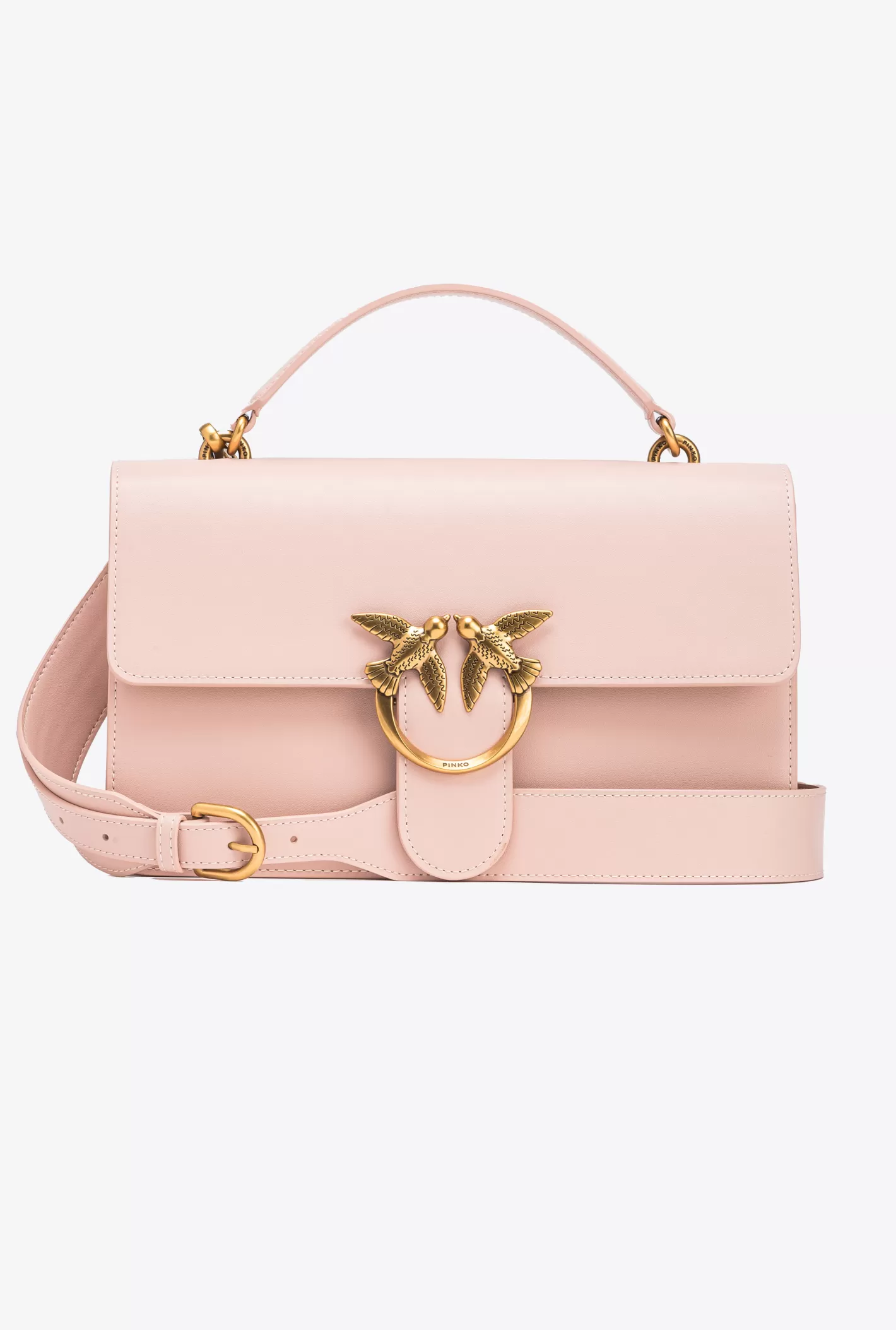 Pinko Classic Love Bag One Light ROSA/POLVERE ROSA-ANTIQUE GOLD Discount