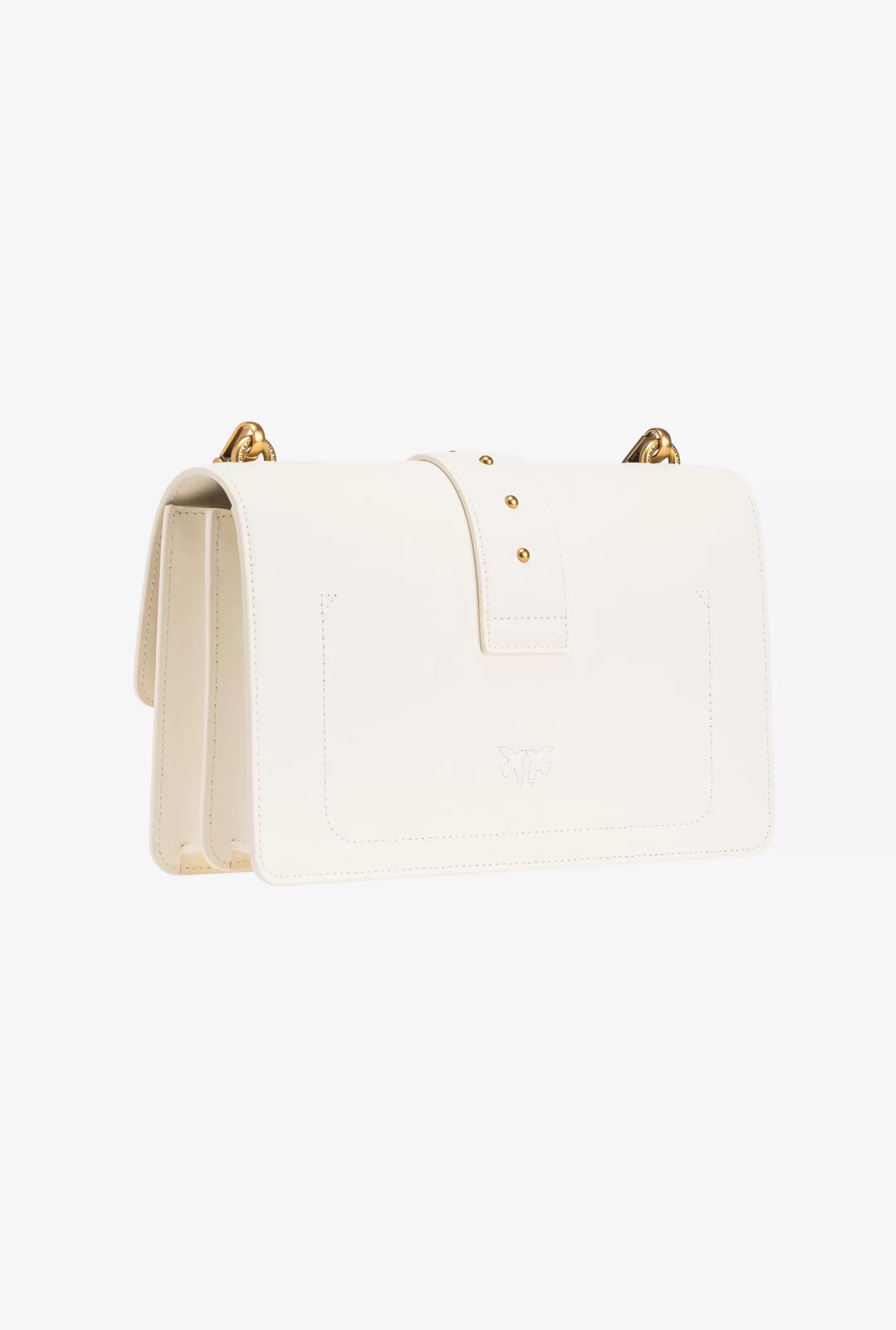 Pinko Classic Love Bag One Simply BIANCO+BANCO-ANTIQUE GOLD Shop