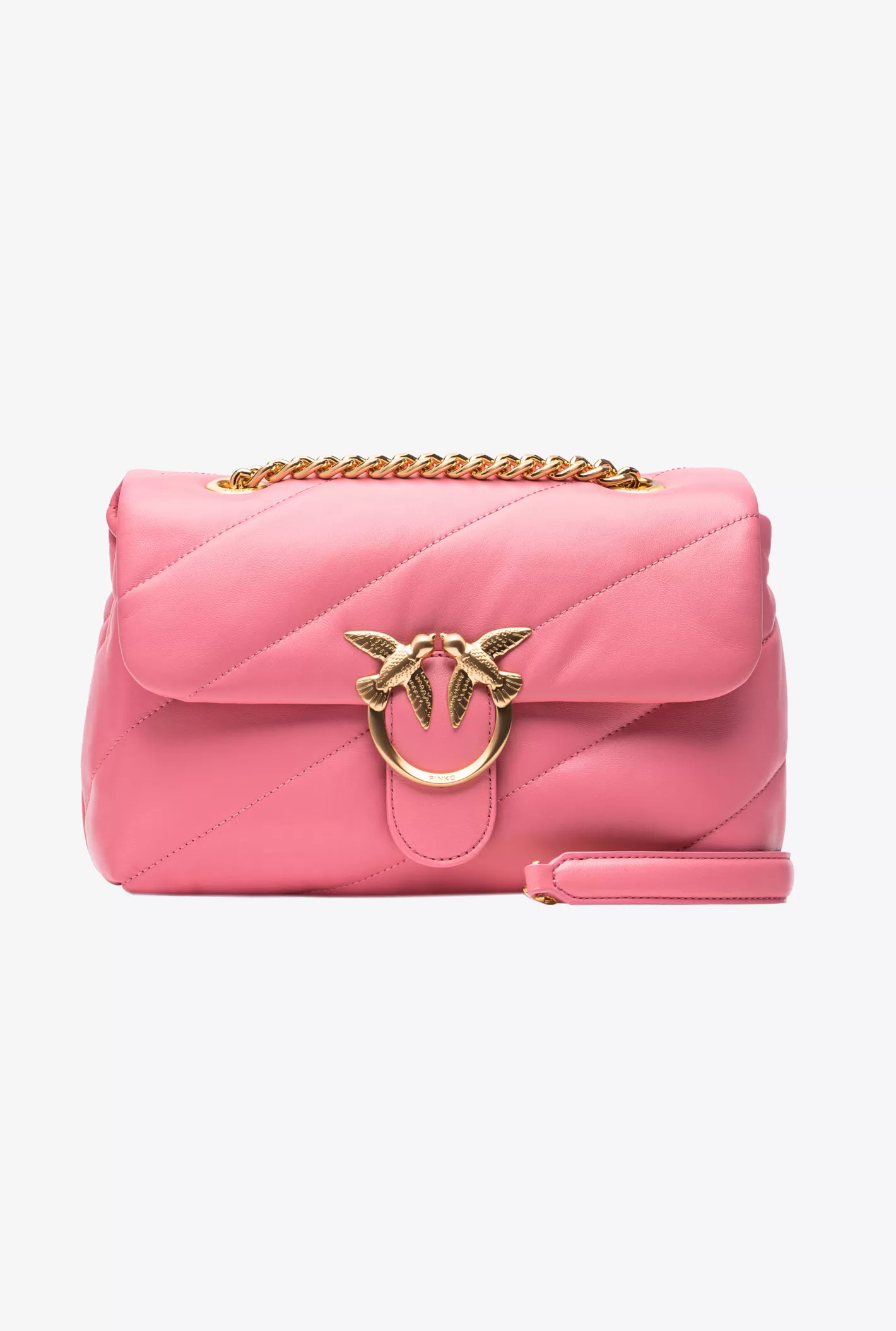 Pinko Classic Love Bag Puff Galleria PEONIA-BRUSHED GOLD Shop