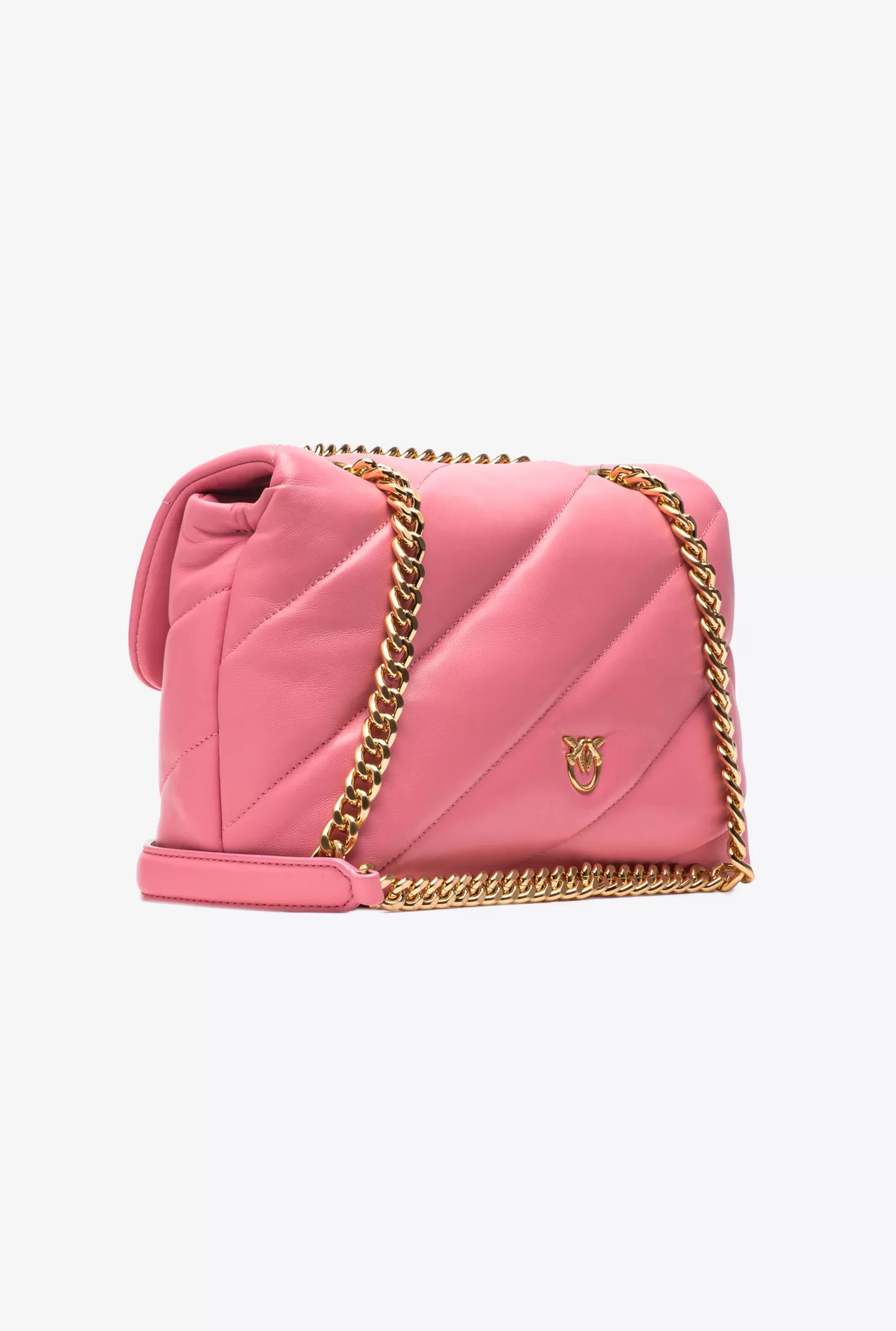 Pinko Classic Love Bag Puff Galleria PEONIA-BRUSHED GOLD Shop