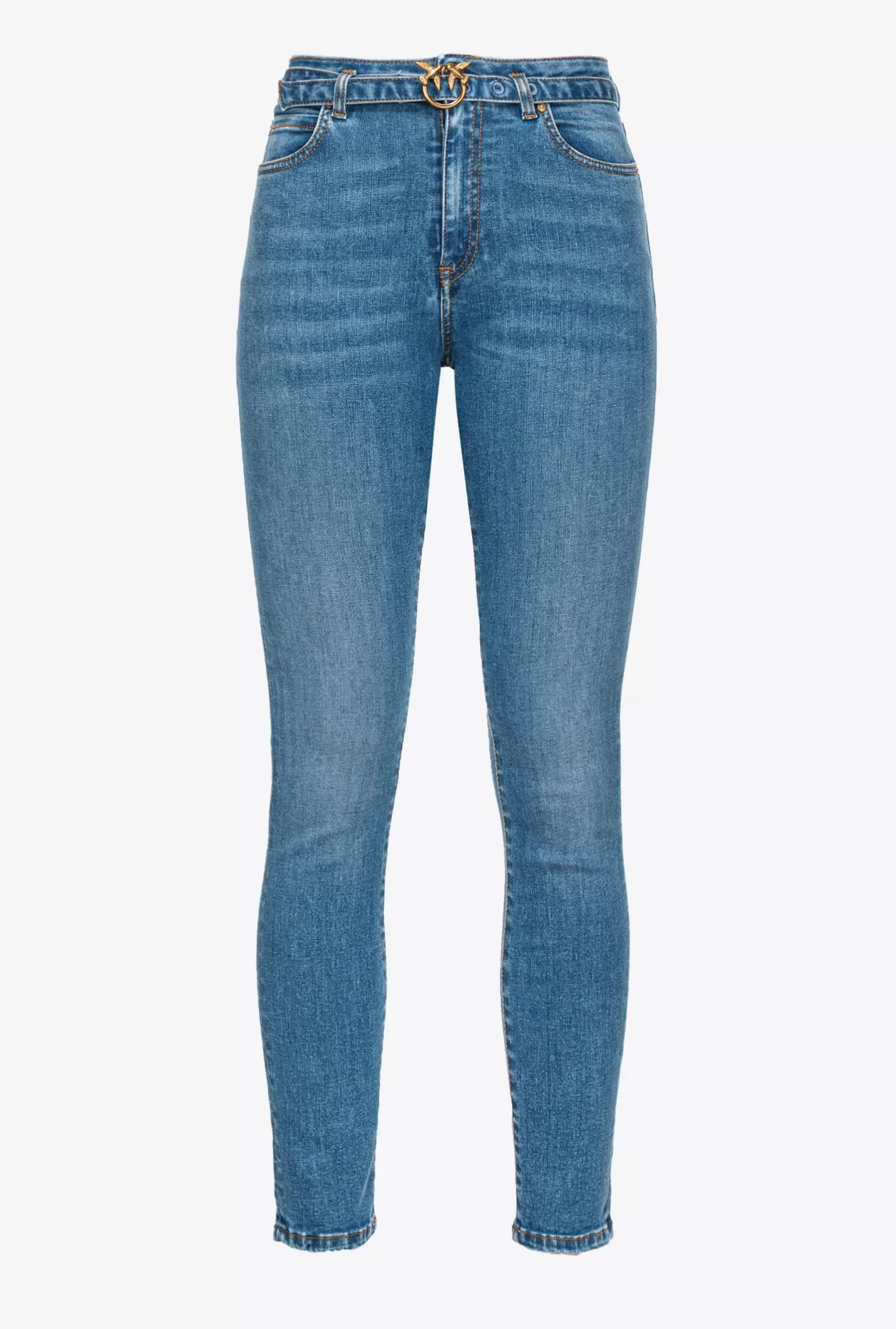 Pinko Jeans skinny stretch con cintura LAVAGGIO VINTAGE MEDIO Sale