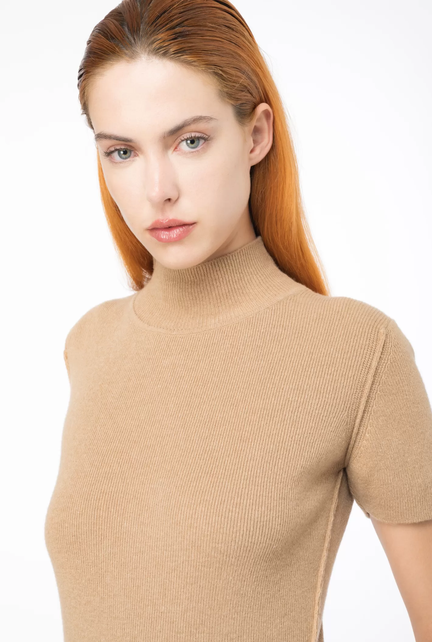 Pinko Maglia a costine lana e cachemire BEIGE TANNINO Shop