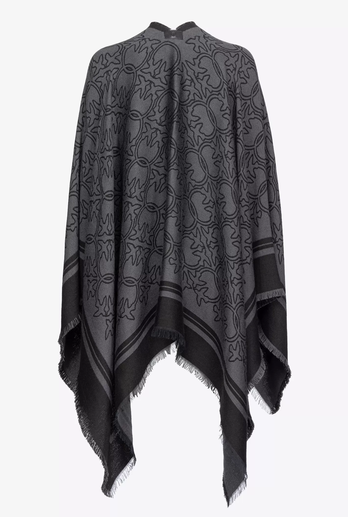 Pinko Mantella jacquard Love Birds GRIGIO/NERO Store