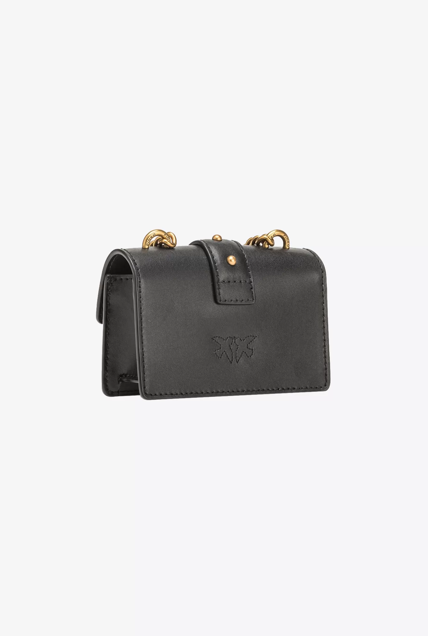 Pinko Micro Love Bag One Simply NERO-ANTIQUE GOLD Online