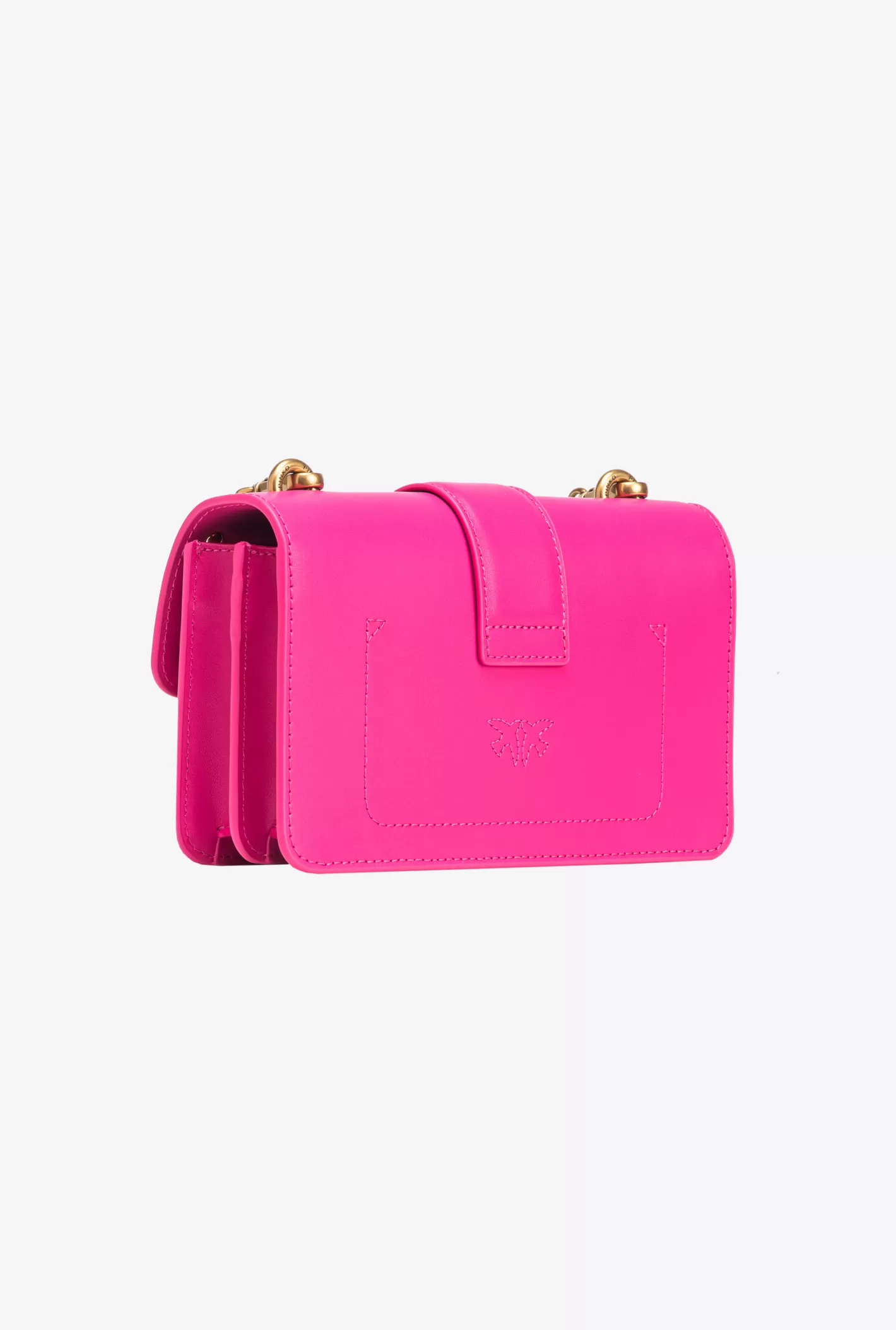 Pinko Mini Love Bag One Painted Studs PINK PINKO-ANTIQUE GOLD Cheap