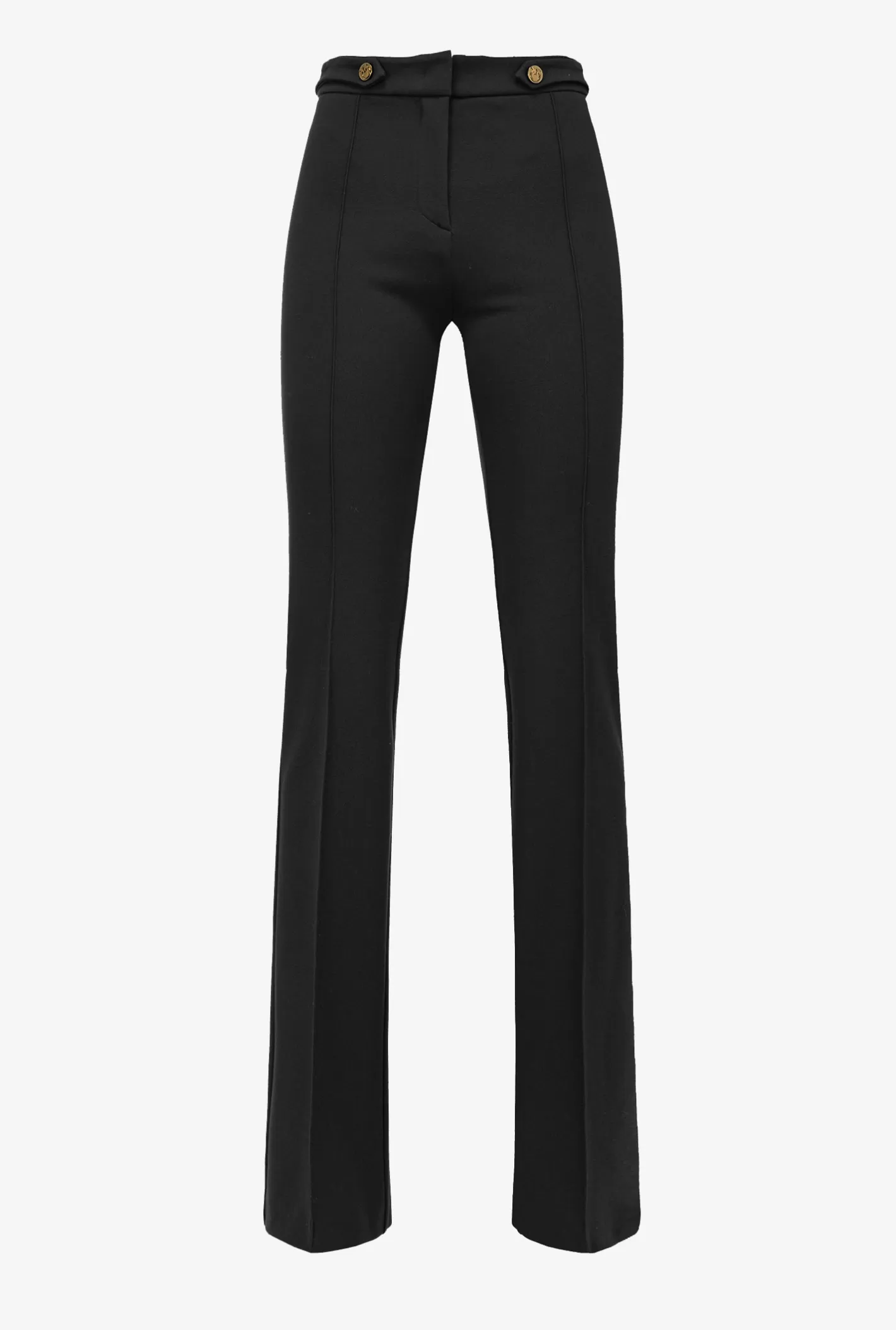 Pinko Pantaloni flared con bottoni NERO LIMOUSINE Best