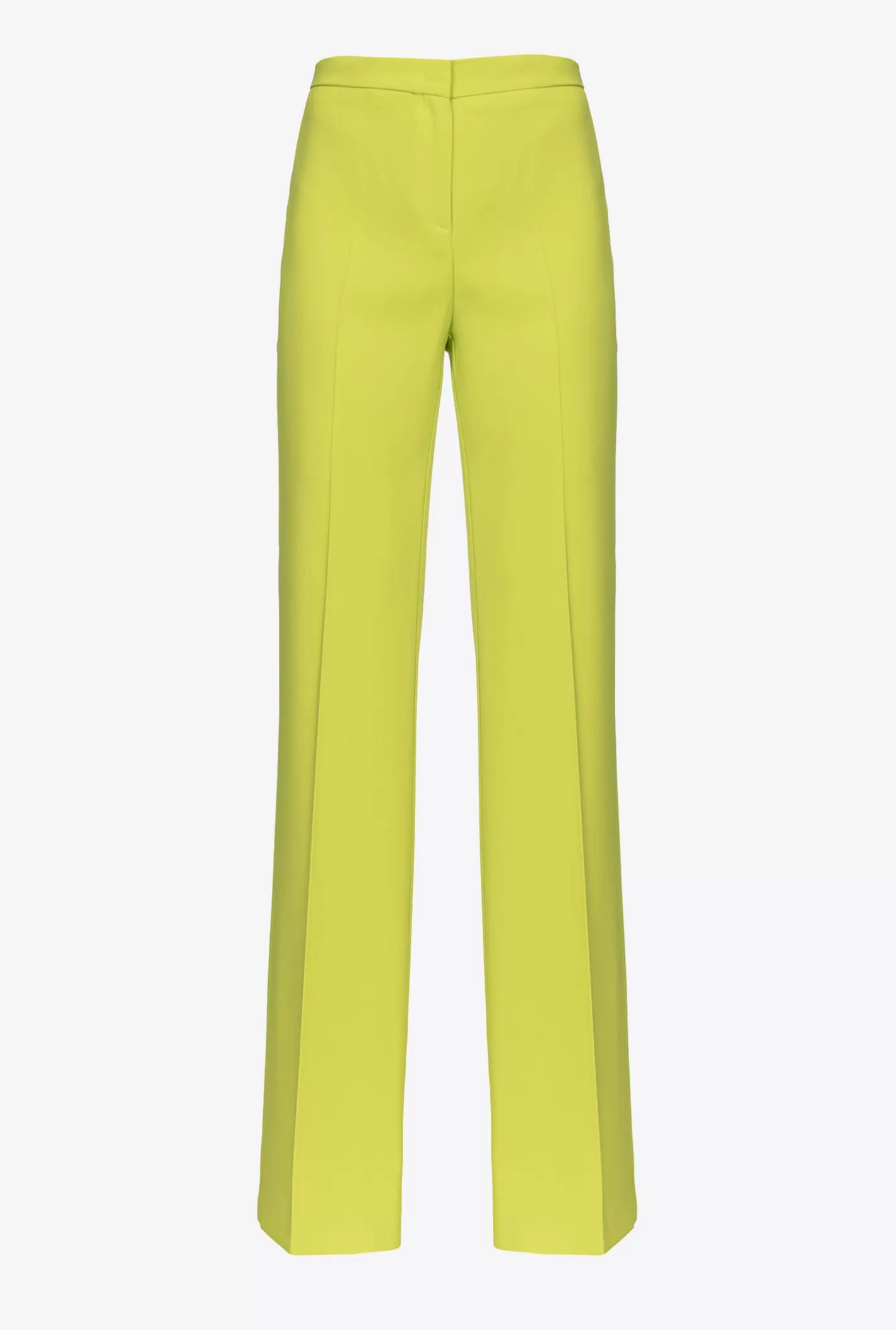 Pinko Pantaloni flared stretch GIALLO  LIME Hot