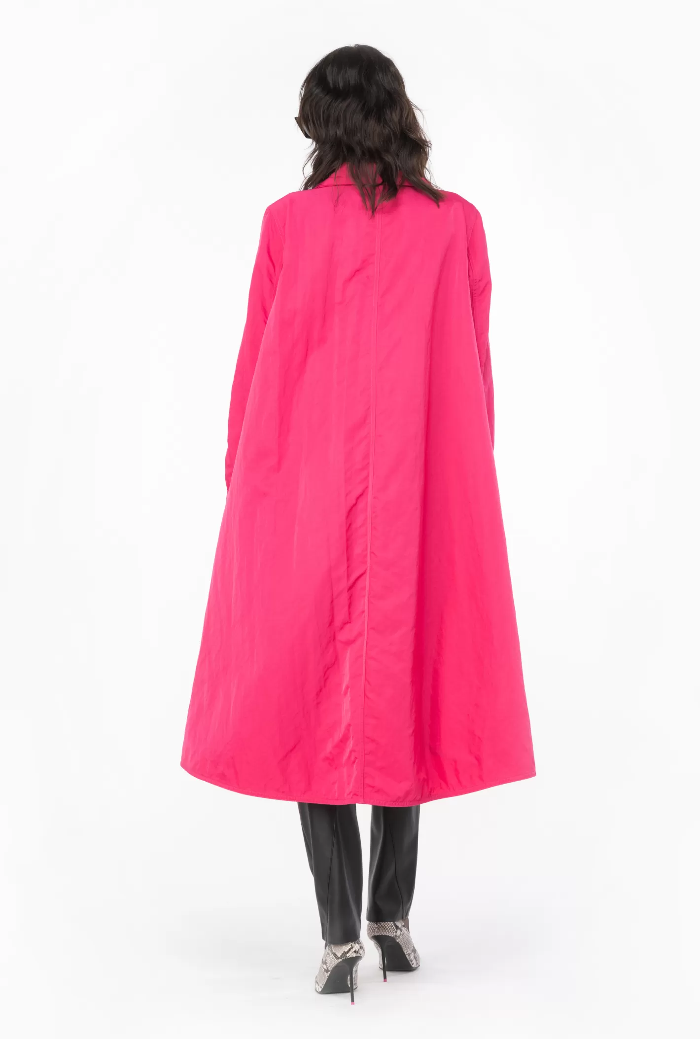 Pinko Parka twill tecnico con balza ROSA VENEZIA Flash Sale