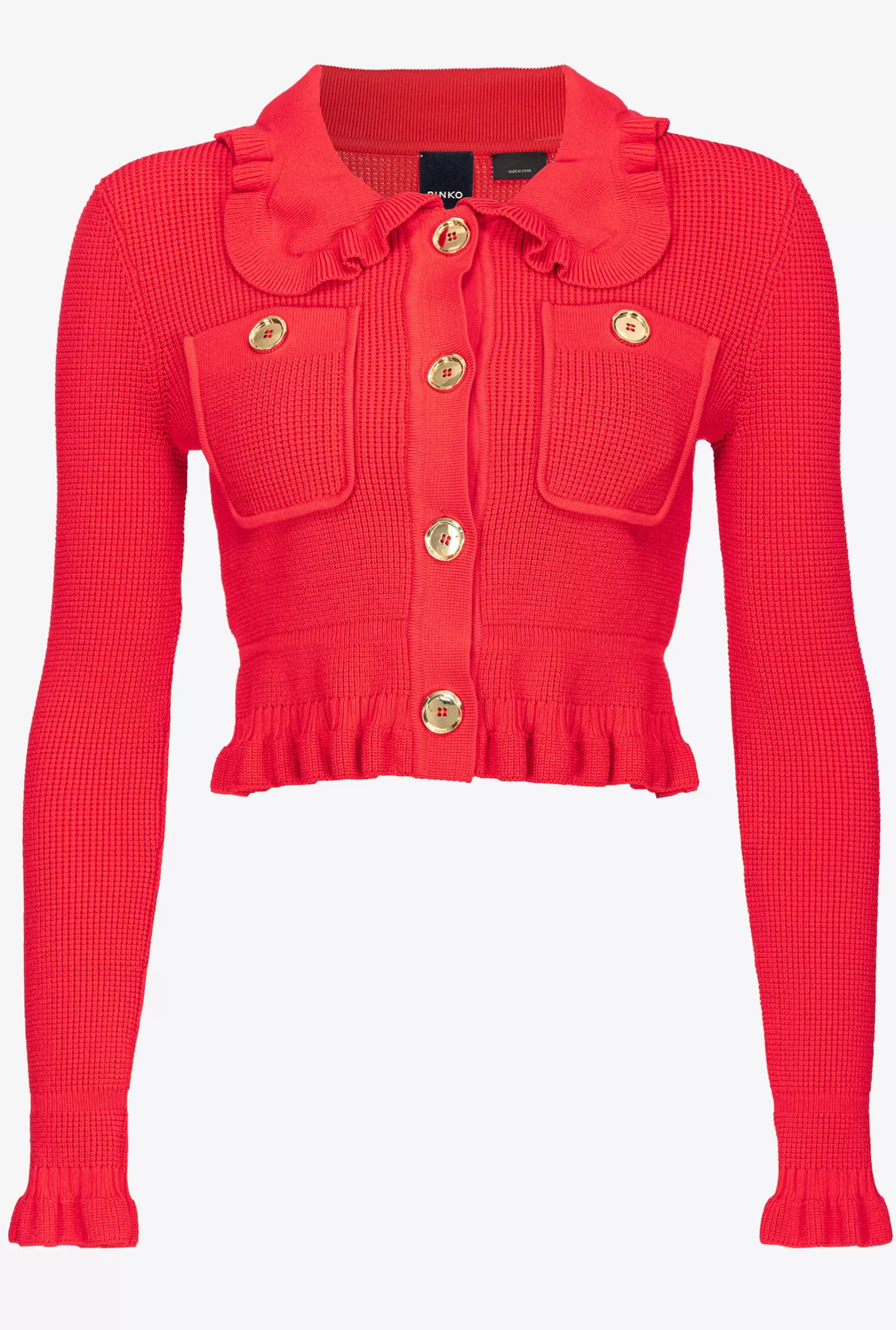 Pinko Piccola giacca in maglia ROSSO FORMULA1 Sale