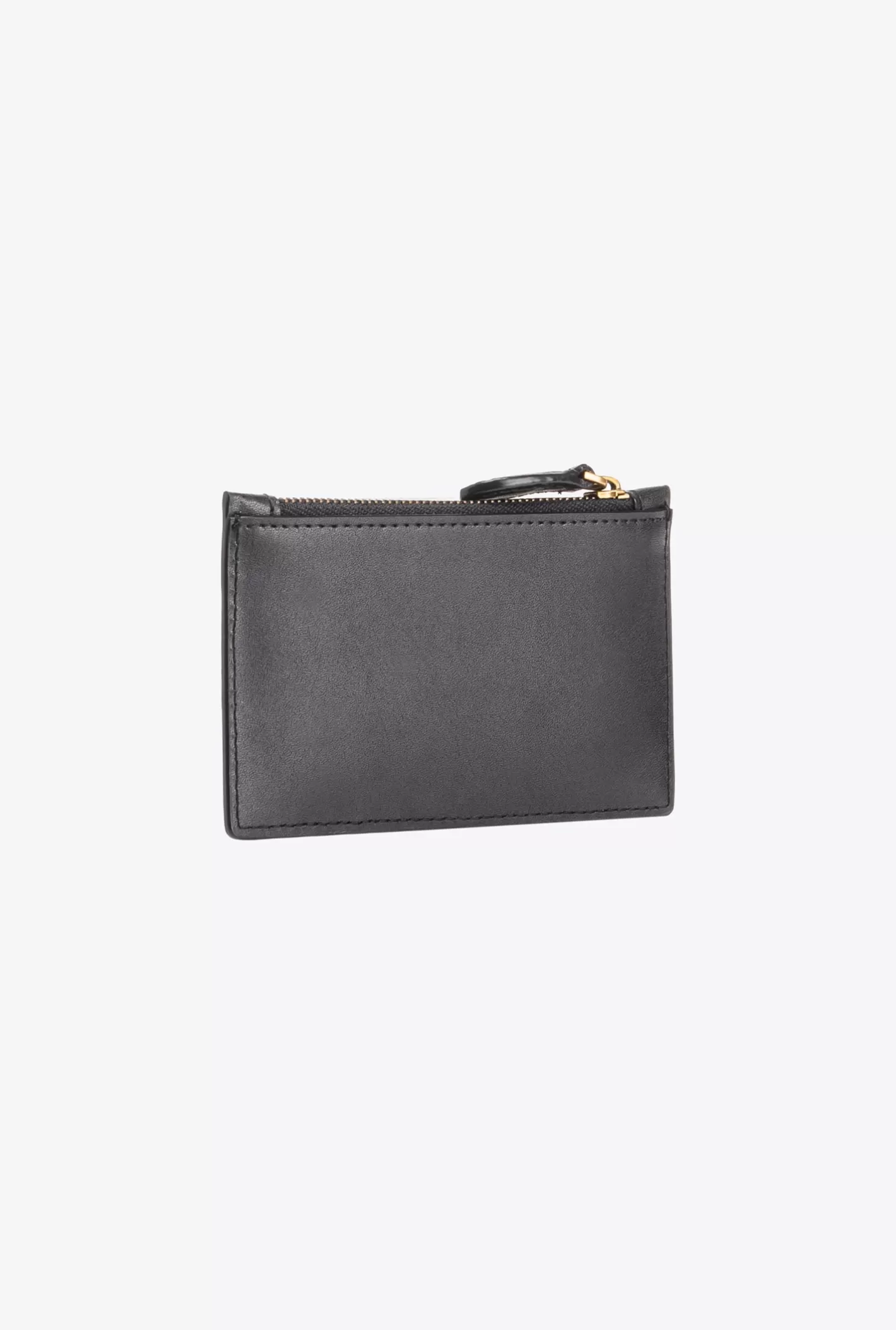 Pinko Porta carte con zip NERO-ANTIQUE GOLD Clearance