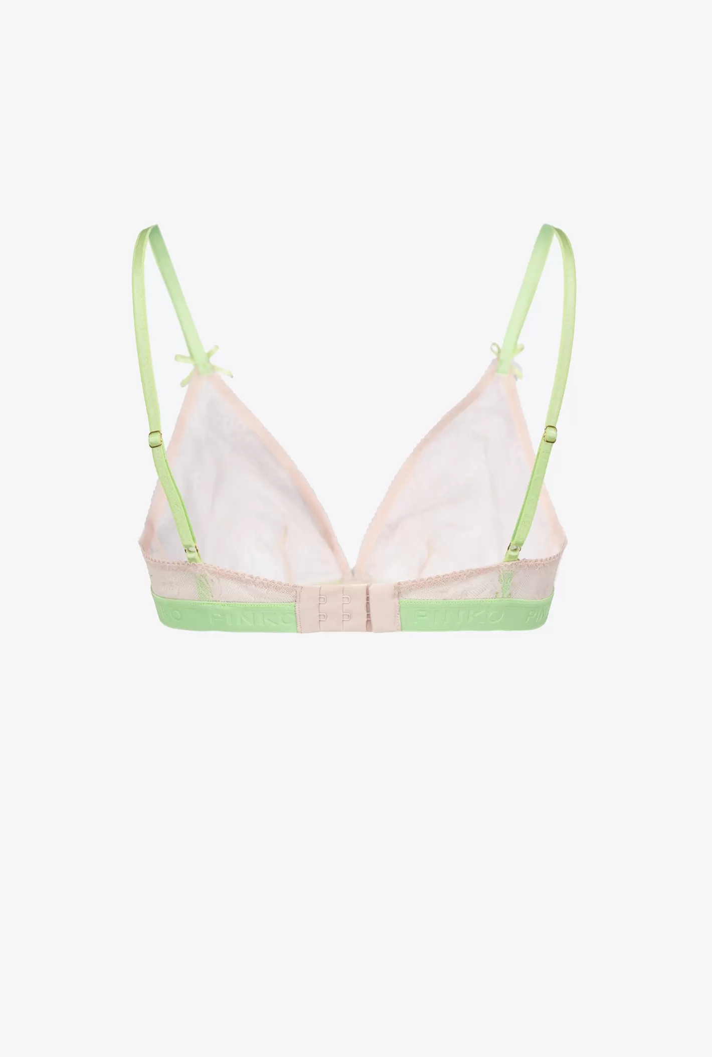 Pinko Reggiseno a triangolo in pizzo ROSA/VERDE Discount