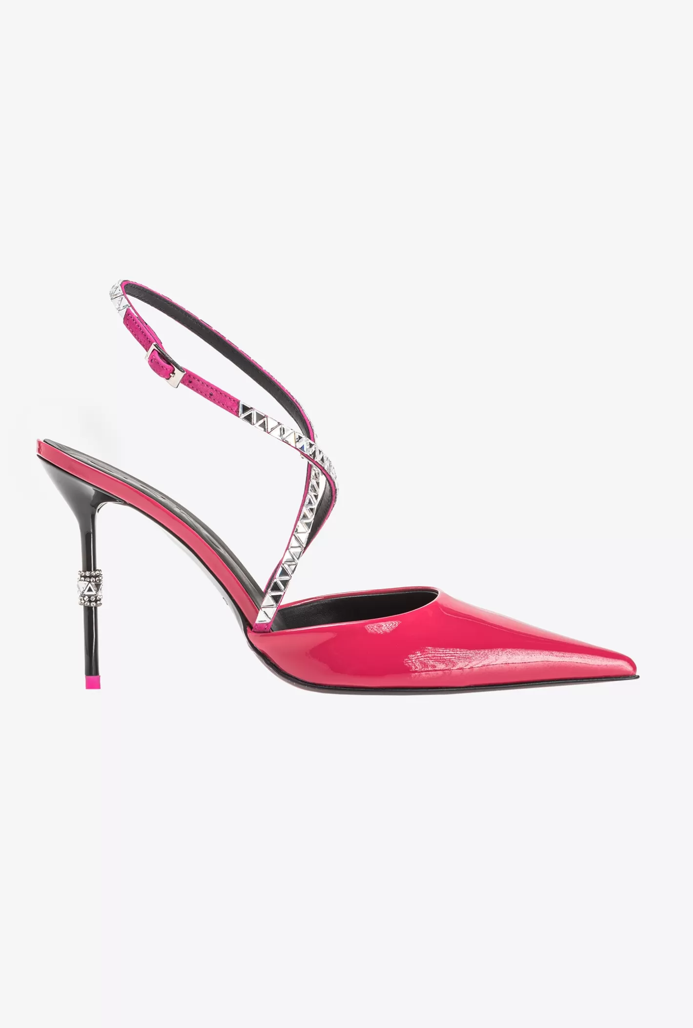 Pinko Scarpe slingback vernice con strass BARBABIETOLA CH Clearance