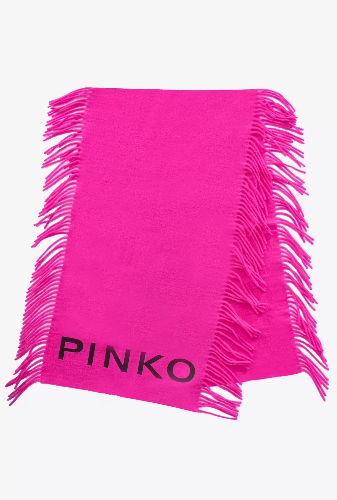 Pinko Sciarpa con frange BARBABIETOLA CH Discount