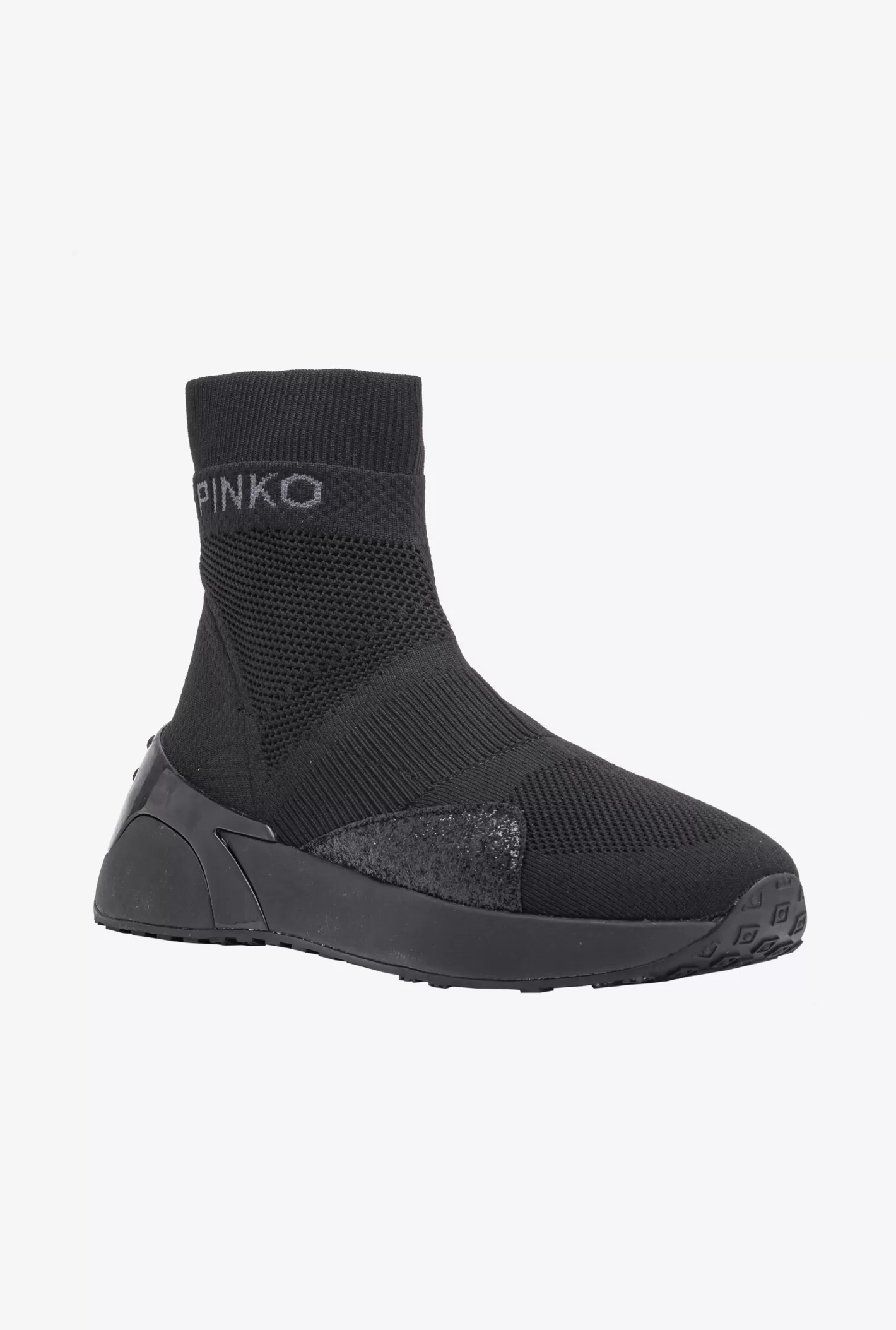 Pinko Sneakers in maglia NERO LIMOUSINE Sale