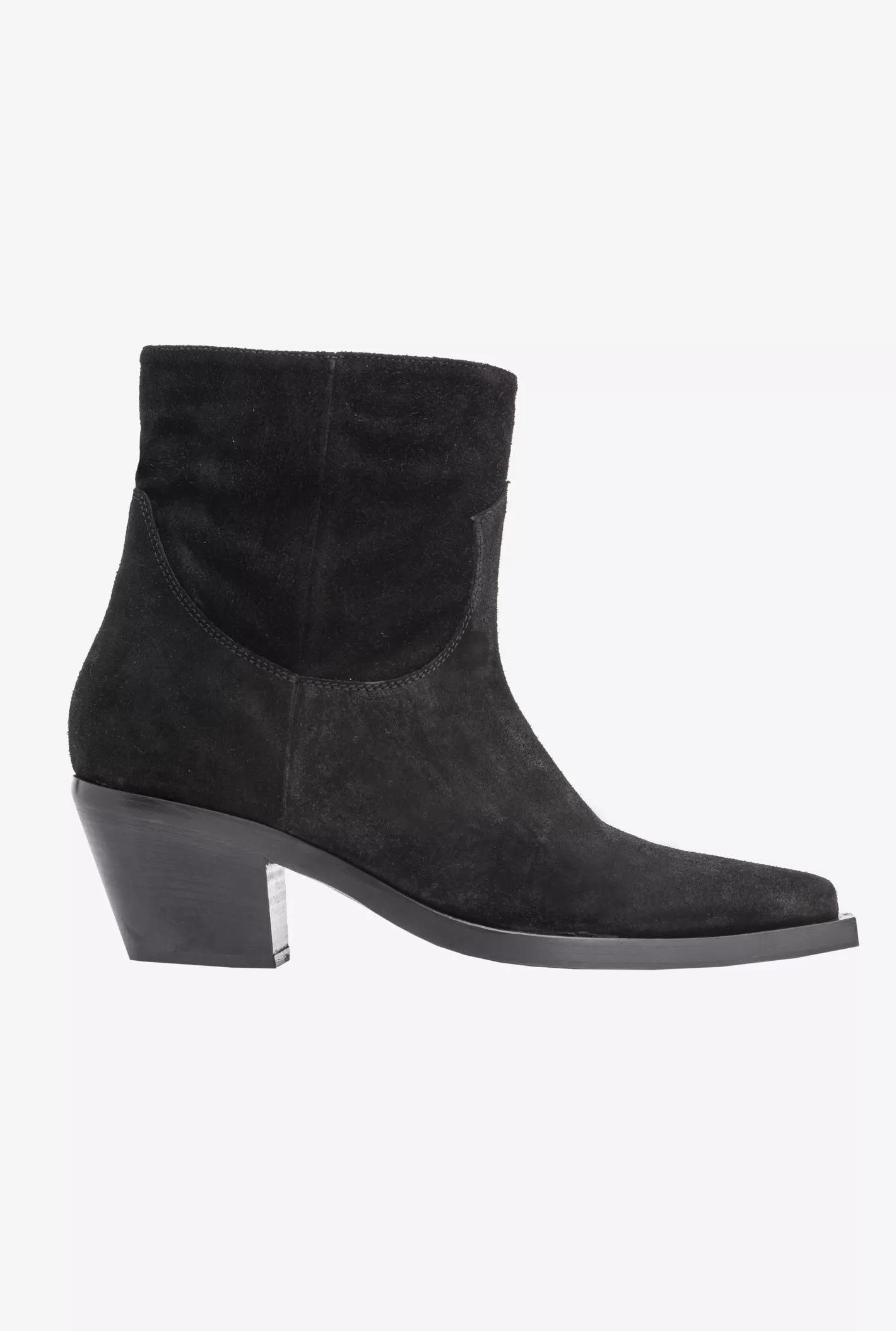 Pinko Stivaletti texani suede NERO LIMOUSINE Outlet