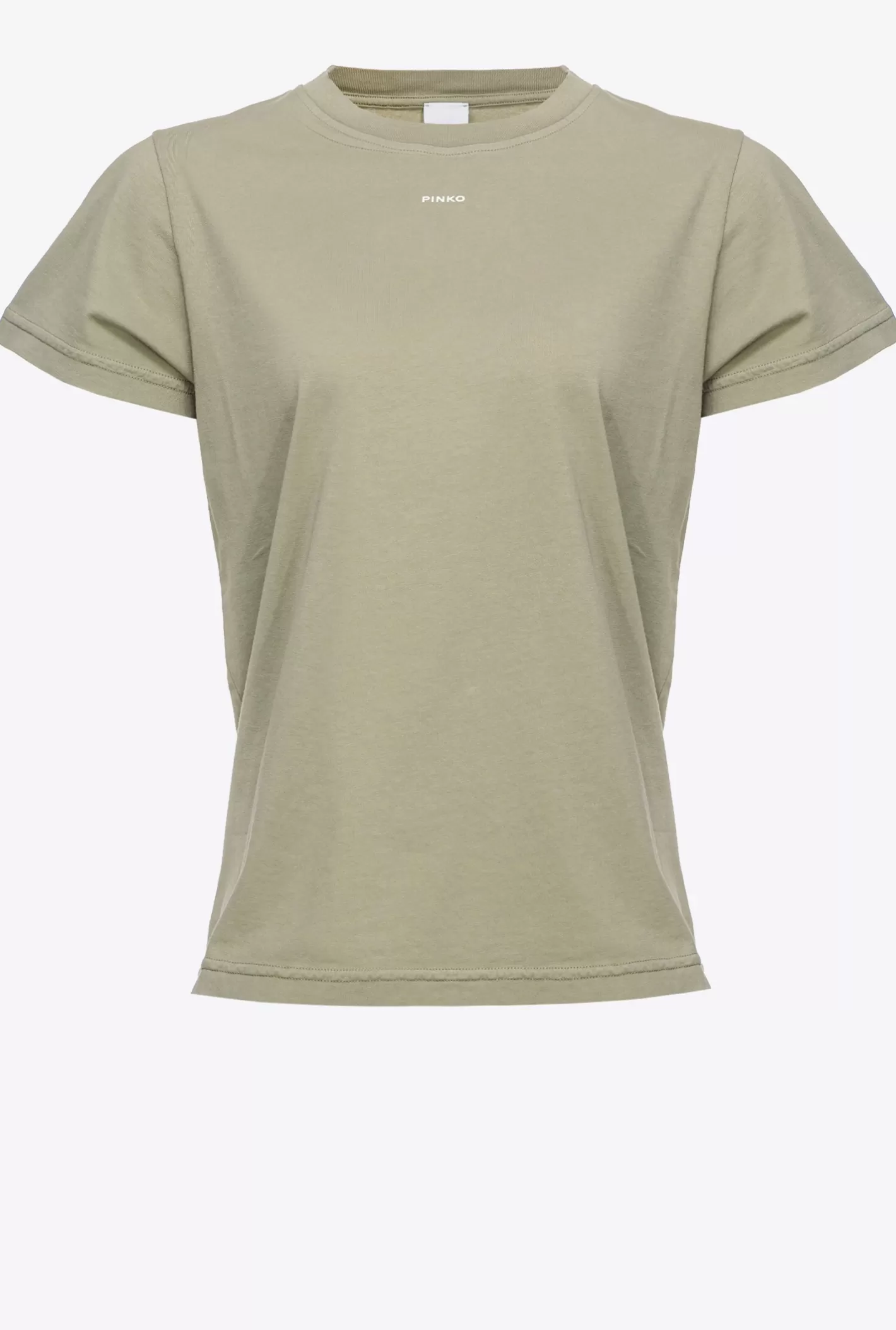 Pinko T-shirt mini logo VERDE VERTIVER Clearance